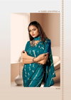 Amrita Vol 1 By Kashvi Dull Moss Printed Wholesale Leheriya Sarees In India
